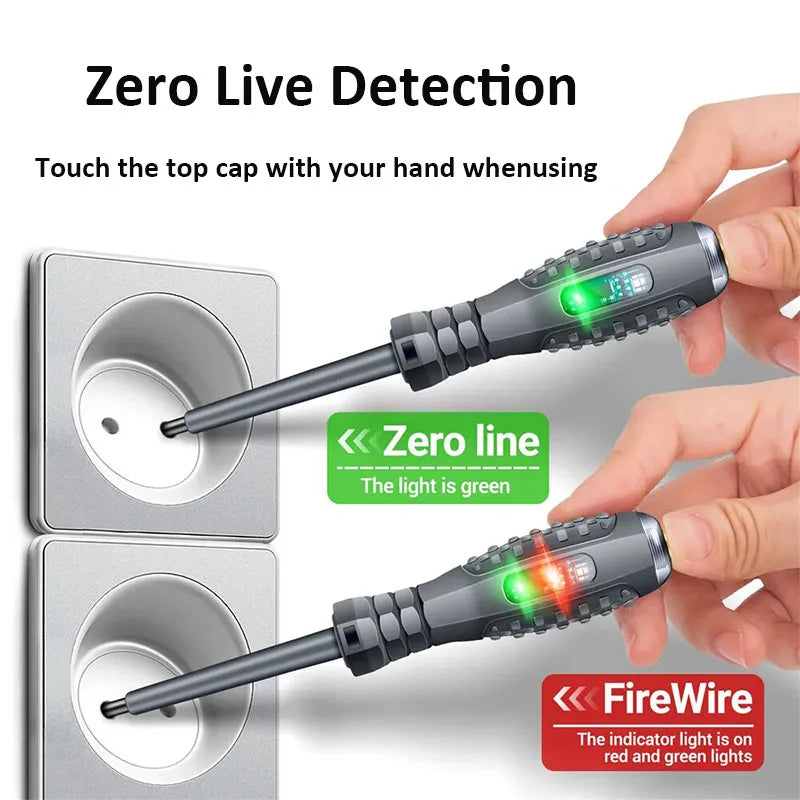 Voltage Tester & Electrician Screwdriver Set (2pcs)