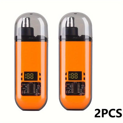 USB Electric Nose & Ear Hair Trimmer, Portable Mini Clipper