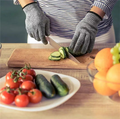 Cut-Resistant Metal Mesh Safety Gloves