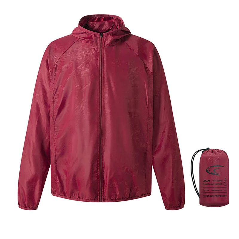 Men's Waterproof Windbreaker, Quick Dry Sun Protection Jacket