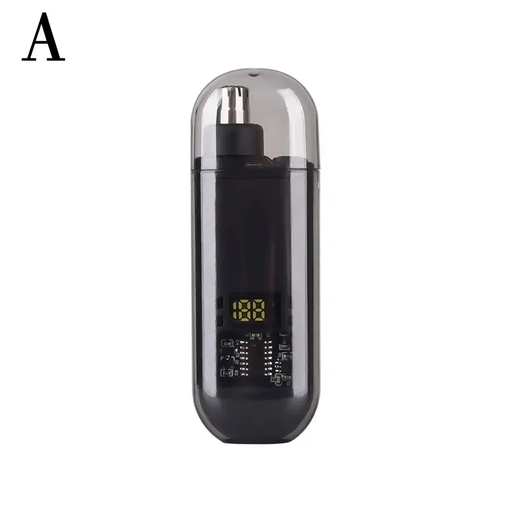USB Electric Nose & Ear Hair Trimmer, Portable Mini Clipper