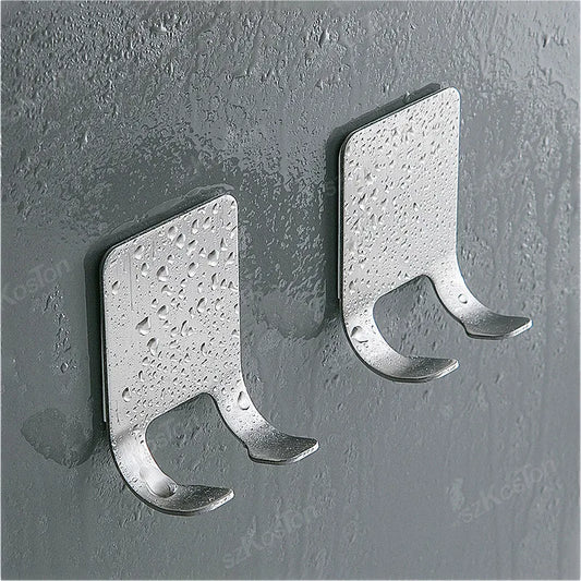 No-Drill Razor Holder, Adhesive Wall-Mounted Bathroom Hook