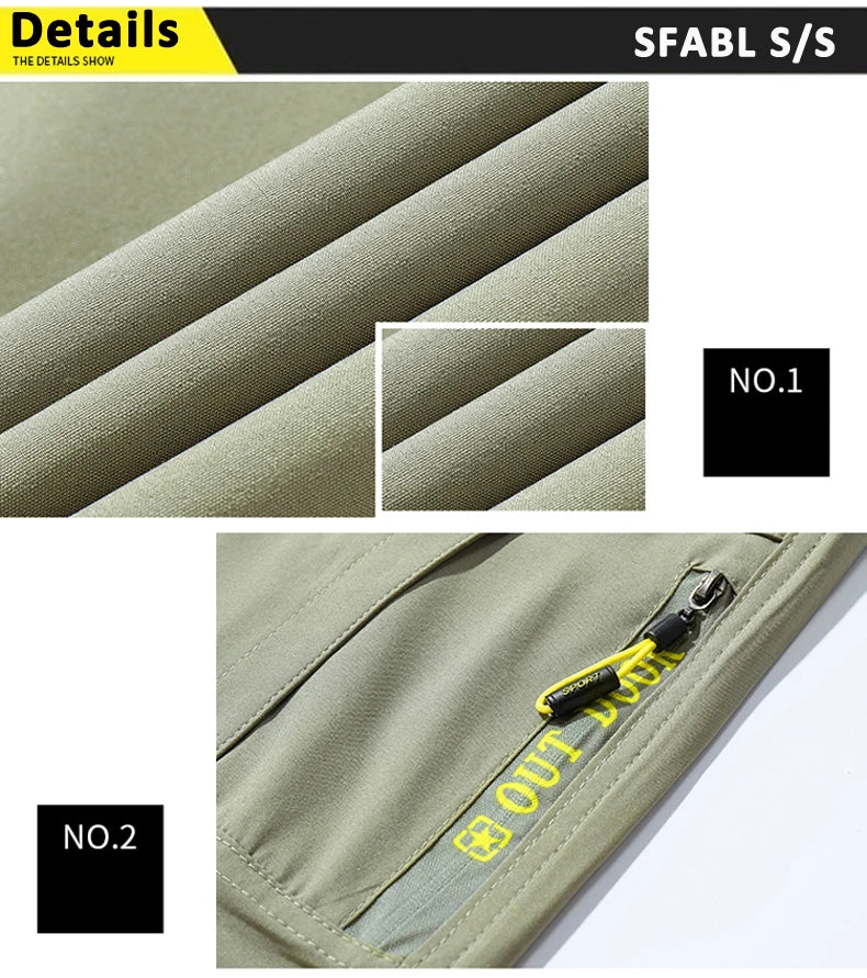 Men's Lightweight Tactical Hiking Pants, Quick Dry Stretch Up to 5XL
