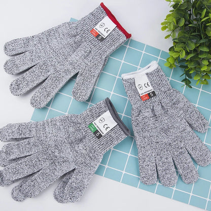 Cut-Resistant Metal Mesh Safety Gloves