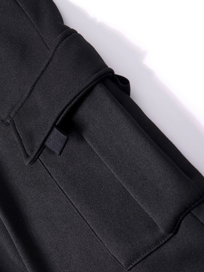 Men's Straight Fit Jogger Sweatpants, loose Oversized Multi-Pocket