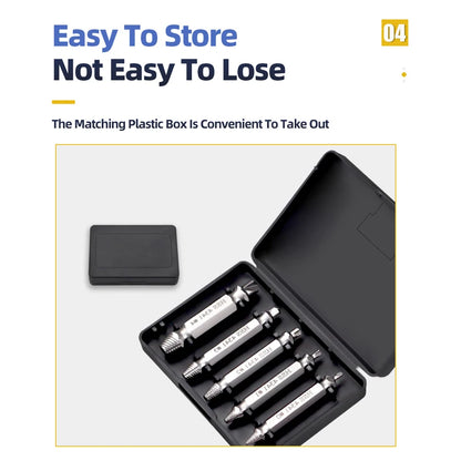 Damaged Screw & Broken Bolt Extractor Set