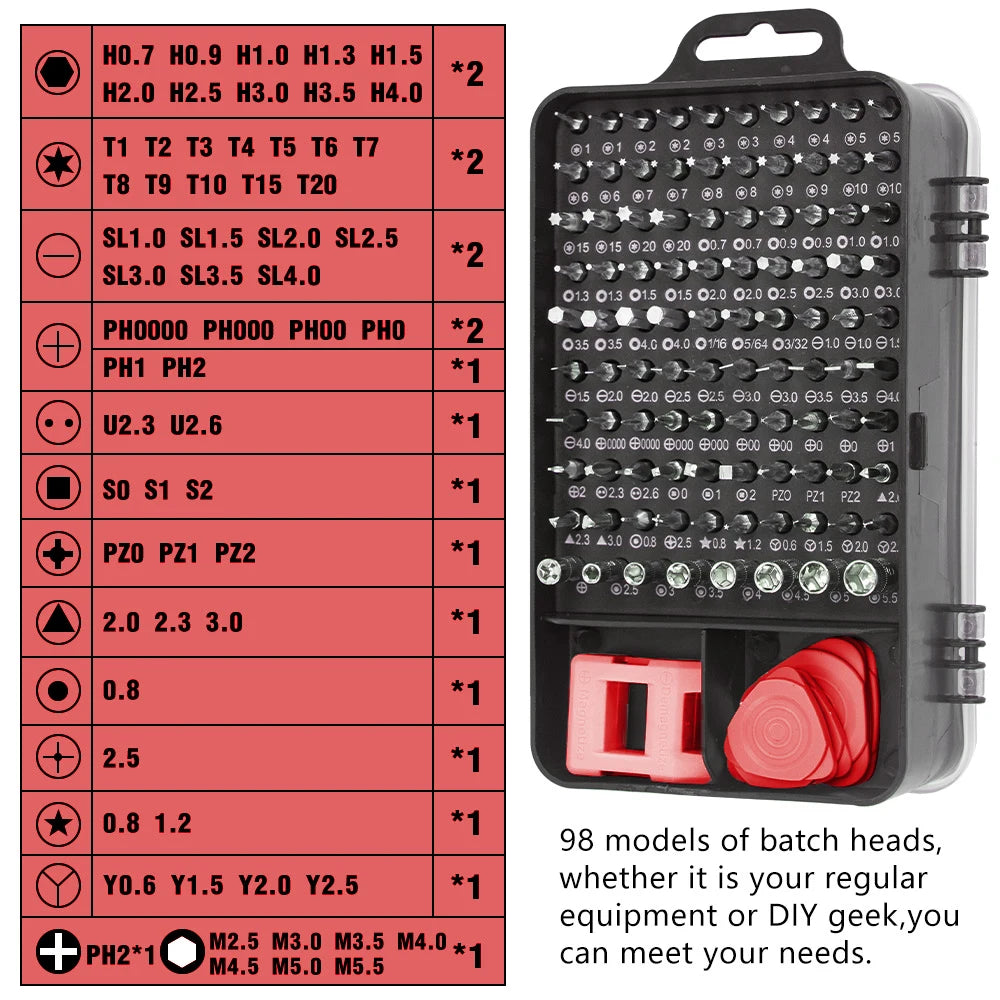 180-in-1 Precision Screwdriver Set