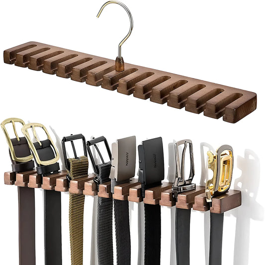 Closet Belt & Tie Rack Organizer
