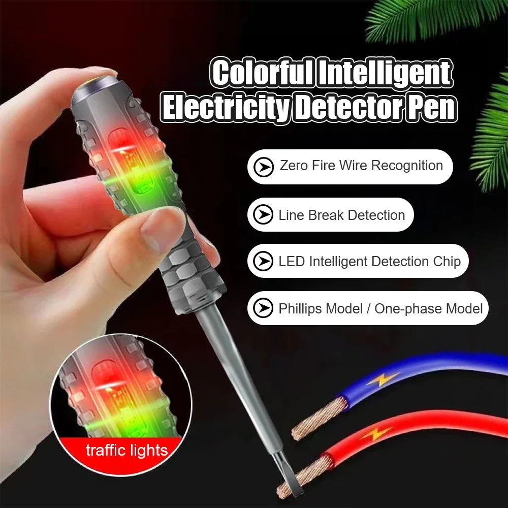 Voltage Tester & Electrician Screwdriver Set (2pcs)