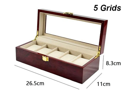 Wooden Watch Box, Eco-Friendly Storage Case