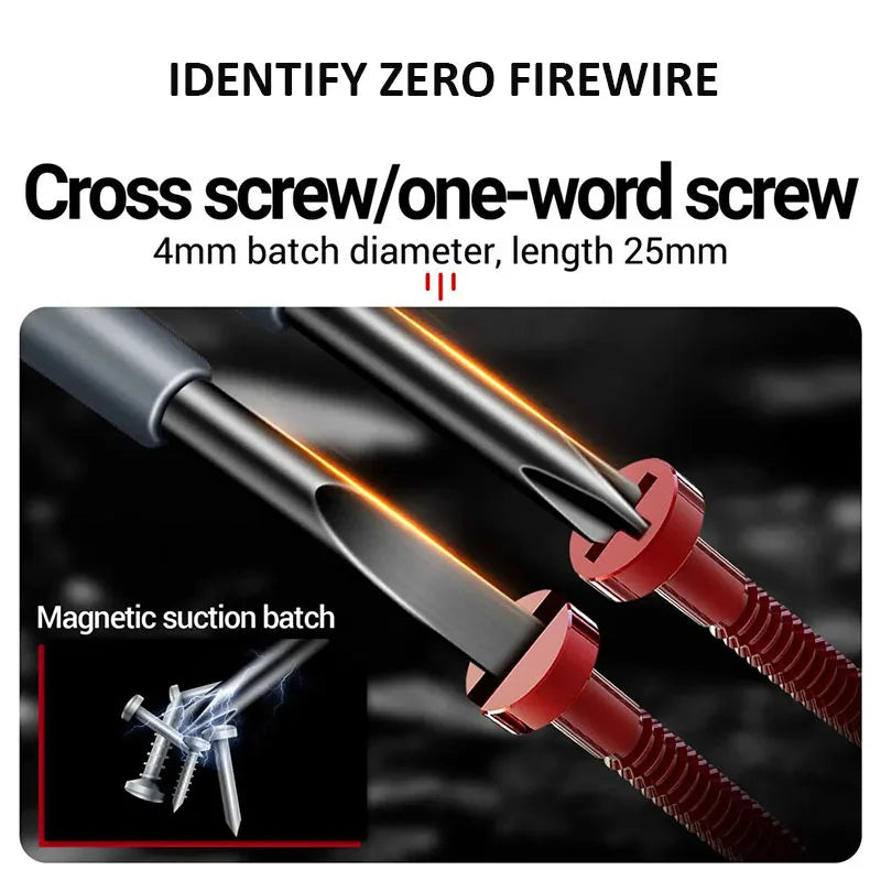Voltage Tester & Electrician Screwdriver Set (2pcs)