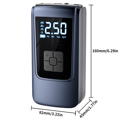 Portable Smart Tire Inflator, 12V Cordless Air Compressor