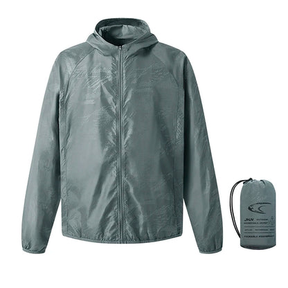 Men's Waterproof Windbreaker, Quick Dry Sun Protection Jacket