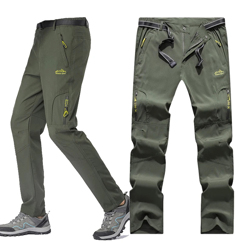 Men's Lightweight Tactical Hiking Pants, Quick Dry Stretch Up to 5XL