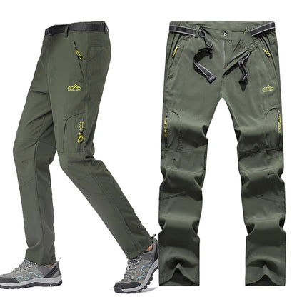 Men's Lightweight Tactical Hiking Pants, Quick Dry Stretch Up to 5XL