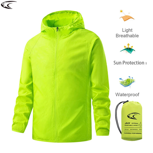 Men's Waterproof Hiking Windbreaker