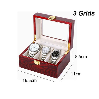 Wooden Watch Box, Eco-Friendly Storage Case