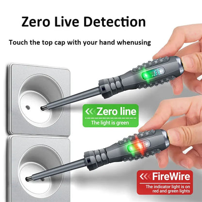 Voltage Tester & Electrician Screwdriver Set (2pcs)