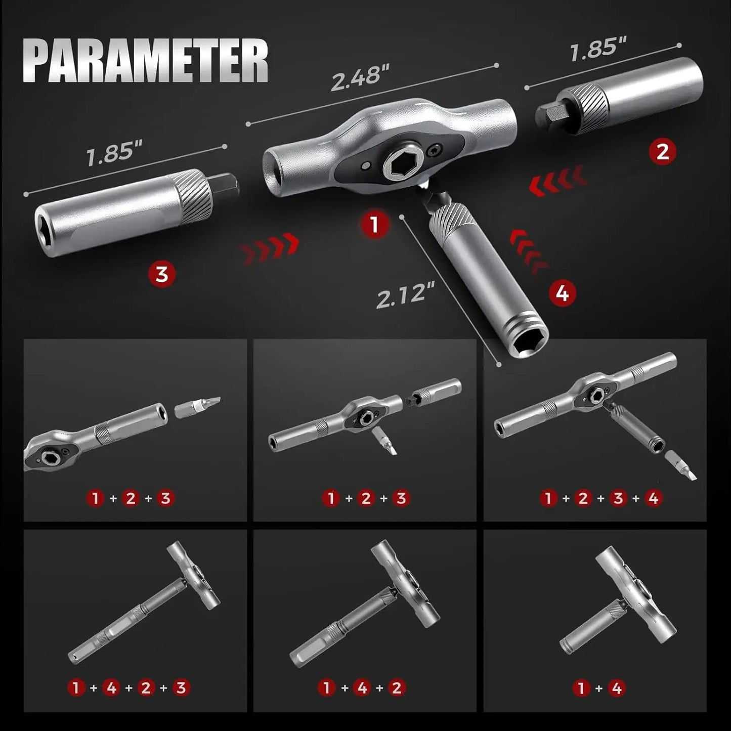 24-in-1 Mini Ratchet Screwdriver Set
