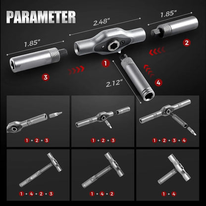 24-in-1 Mini Ratchet Screwdriver Set