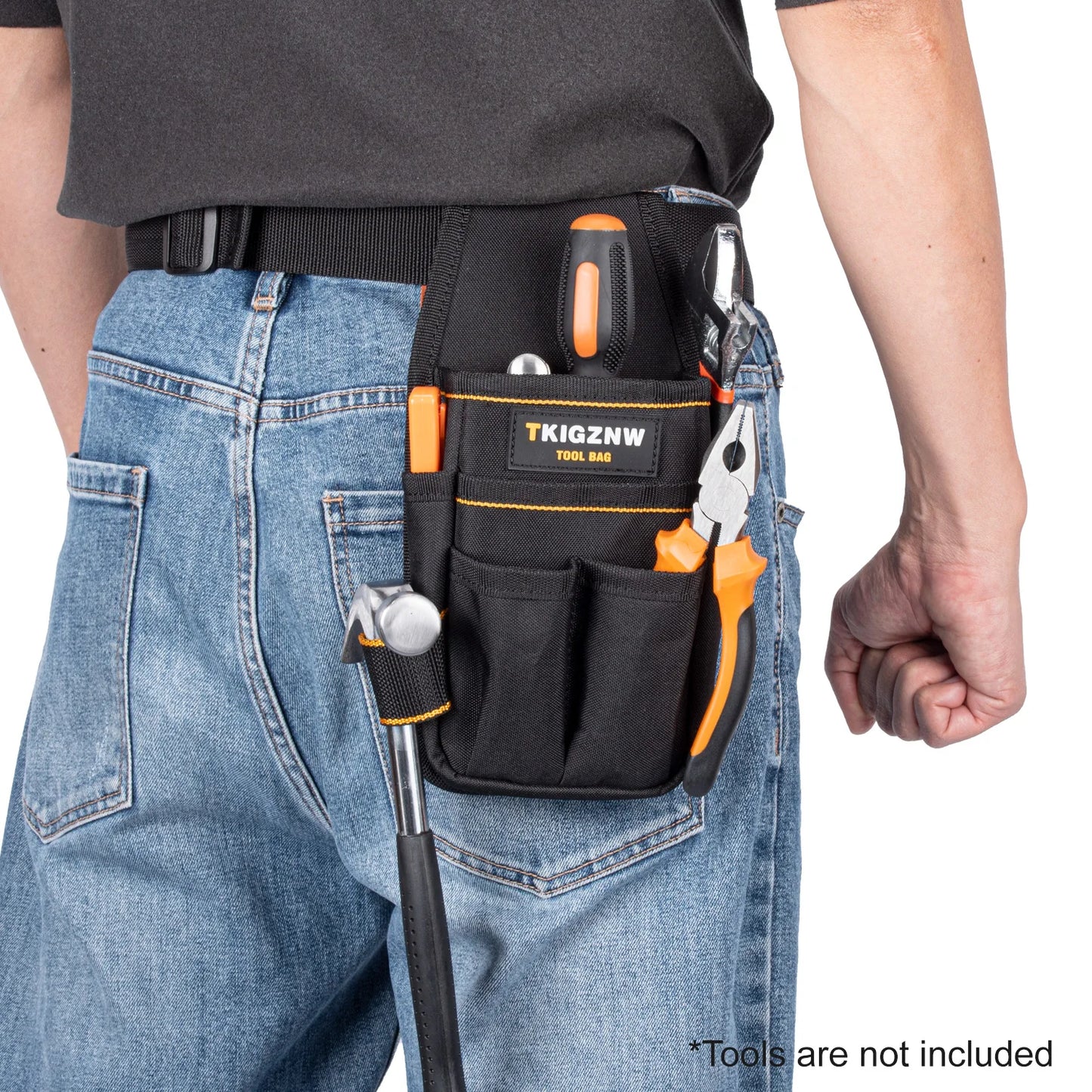 Tool Belt Pouch, 6 Pockets & 9 Screwdriver Loops