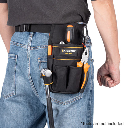 Tool Belt Pouch, 6 Pockets & 9 Screwdriver Loops