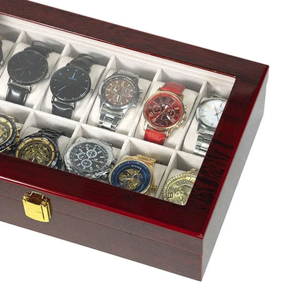 Wooden Watch Box, Eco-Friendly Storage Case