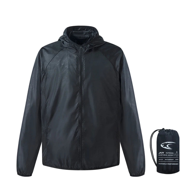 Men's Waterproof Windbreaker, Quick Dry Sun Protection Jacket