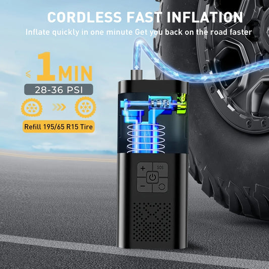 Portable Cordless Tire Inflator