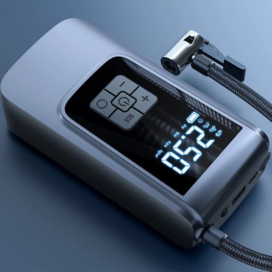 Portable Smart Tire Inflator, 12V Cordless Air Compressor