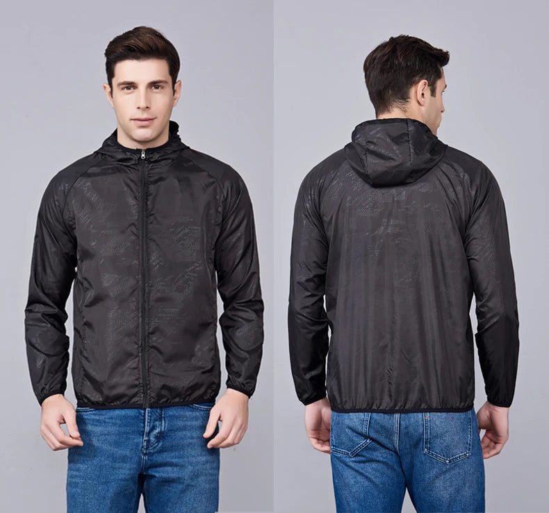 Men's Waterproof Hiking Windbreaker
