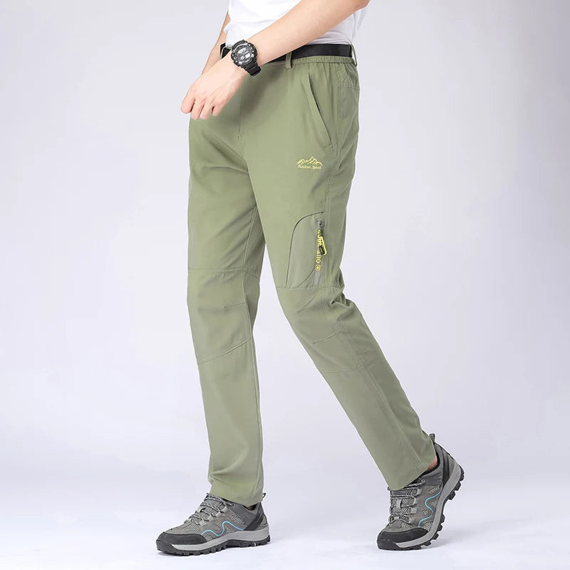 Men's Lightweight Tactical Hiking Pants, Quick Dry Stretch Up to 5XL