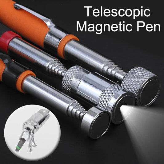 Telescopic Magnetic Pickup Rod, Extendable Retrieval Pen Tool