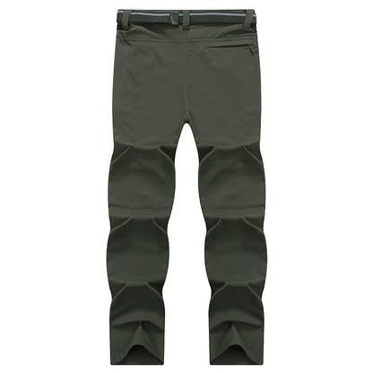 Men's 4-Way Stretch Outdoor Pants, Lightweight Quick Dry Unisex