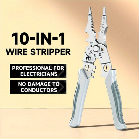 6-in-1 Multifunctional Electrician Pliers, Wire Stripper & Crimping Tool