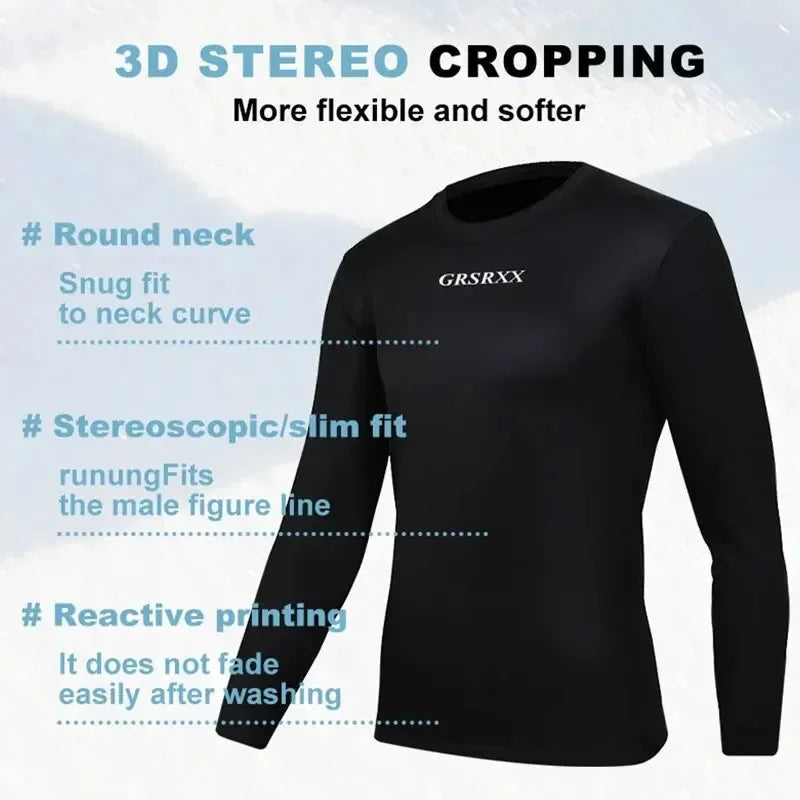 Winter Thermal Cycling Base Layer, fleece Long Sleeve