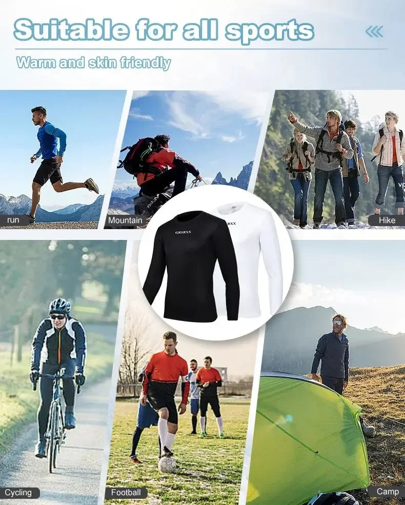 Winter Thermal Cycling Base Layer, fleece Long Sleeve