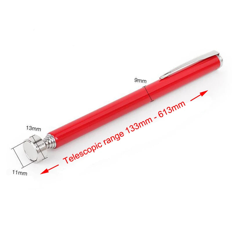 Telescopic Magnetic Pickup Rod, Extendable Retrieval Pen Tool