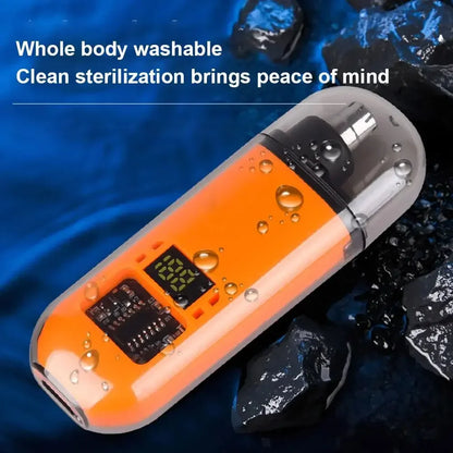 USB Electric Nose & Ear Hair Trimmer, Portable Mini Clipper