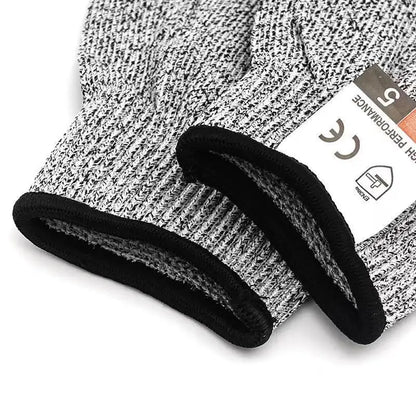 Cut-Resistant Metal Mesh Safety Gloves