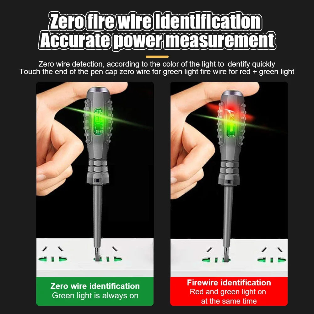 Voltage Tester & Electrician Screwdriver Set (2pcs)