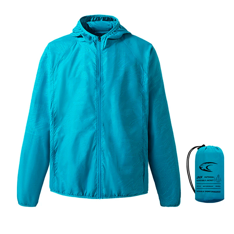 Men's Waterproof Windbreaker, Quick Dry Sun Protection Jacket