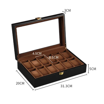 Wooden Watch Box, Eco-Friendly Storage Case