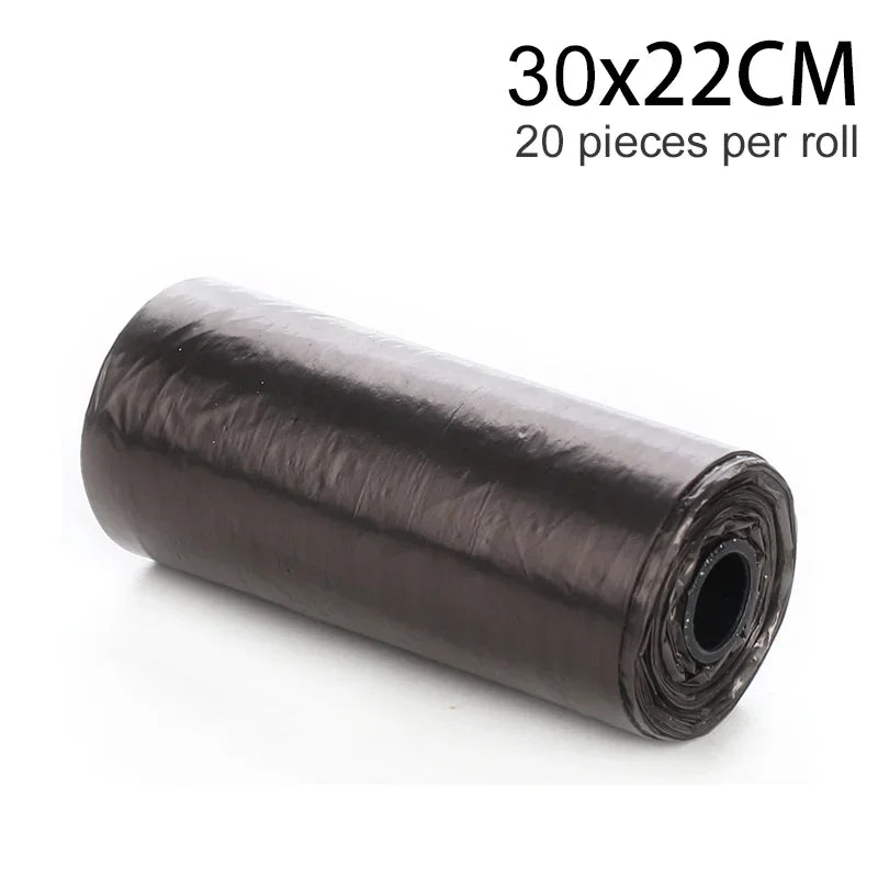 Mini Car Trash Can with Lid & 60 Garbage Bags