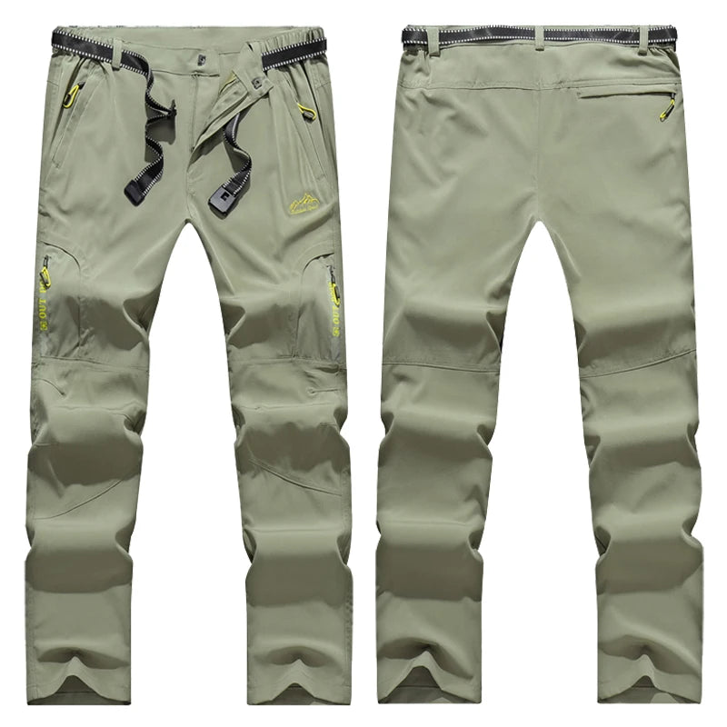 Men's Lightweight Tactical Hiking Pants, Quick Dry Stretch Up to 5XL
